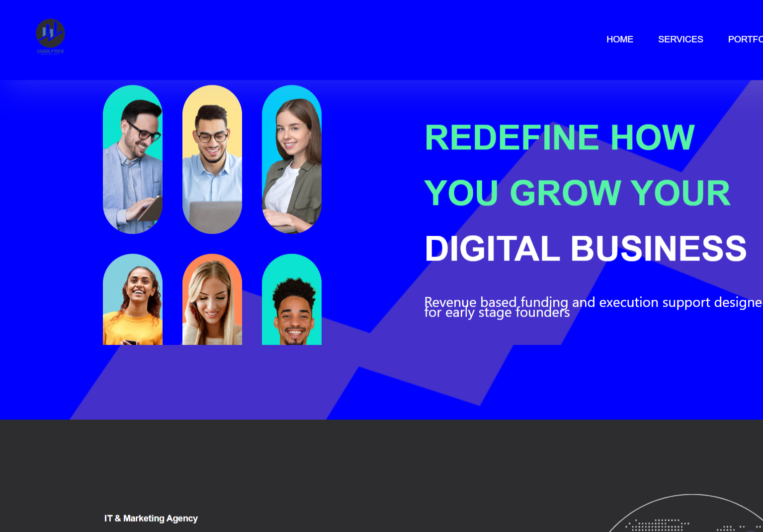 LeadLytics Business - A Lead-Generating Business Website Built with React — Simple, Smart, and Scalable.