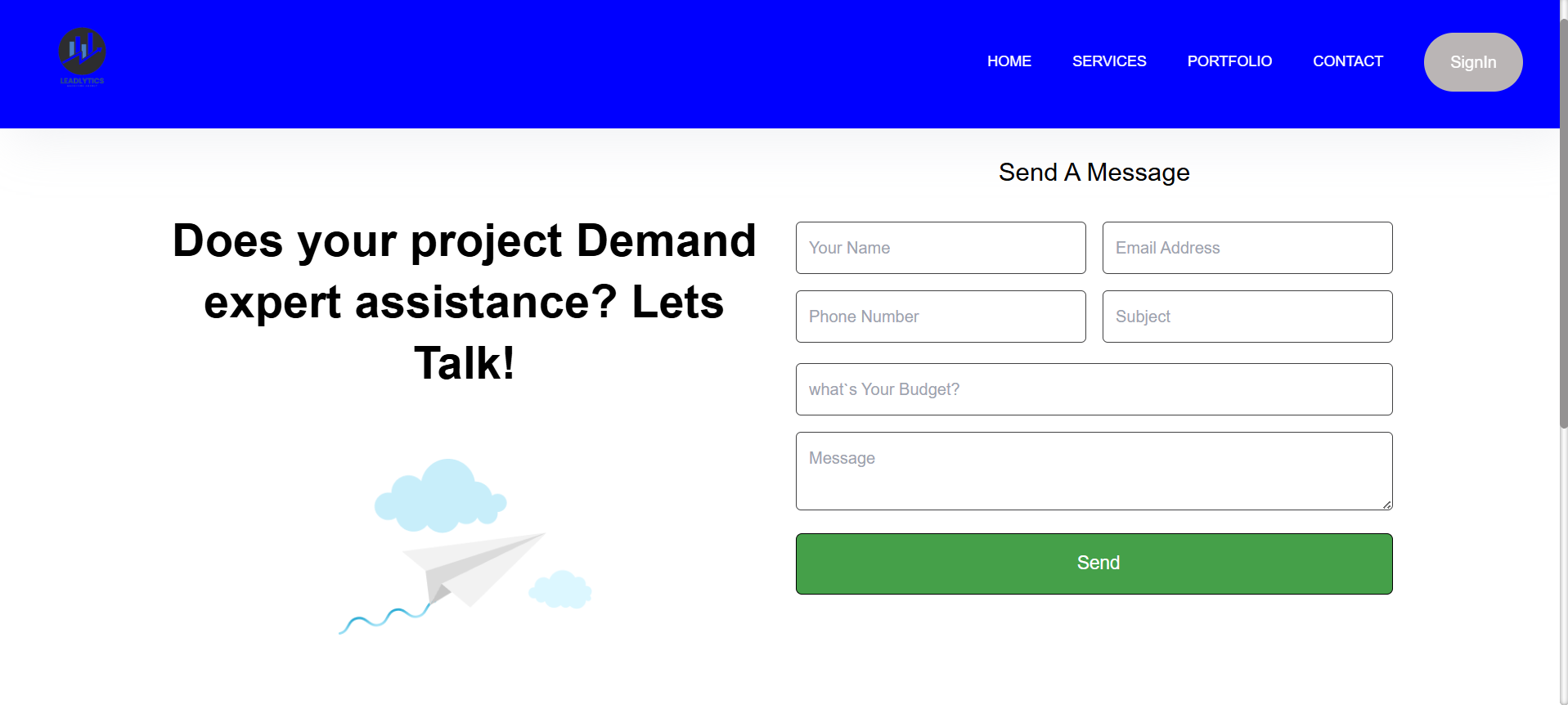 LeadLytics Business screenshot 1 - Detailed view of project features