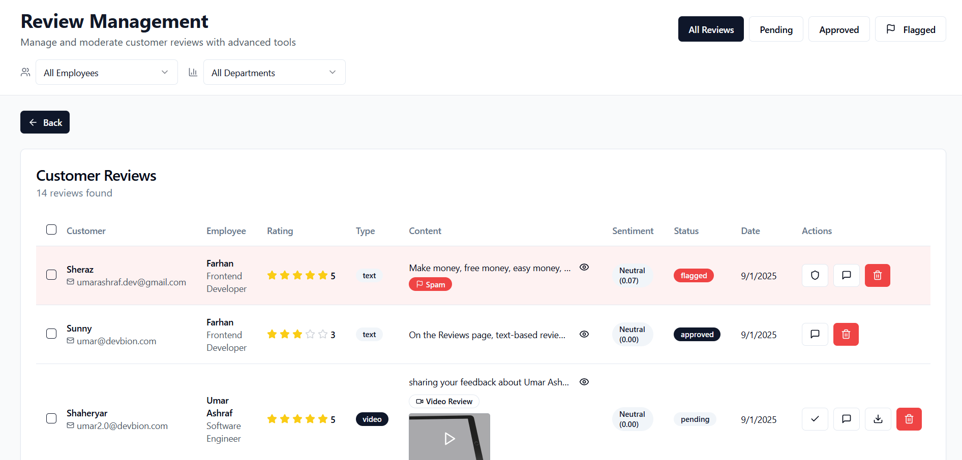 ReviewPro - A Review Gathering System thumbnail 5