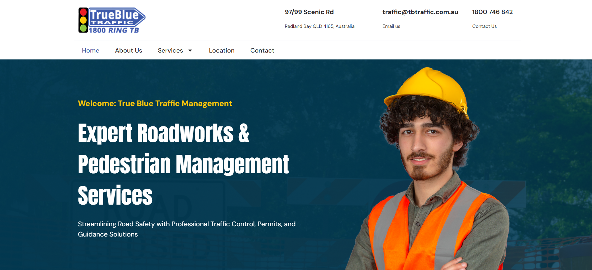 TrueBlue Traffic - TrueBlue Traffic — A Pixel-Perfect WordPress Agency Site Built from Figma